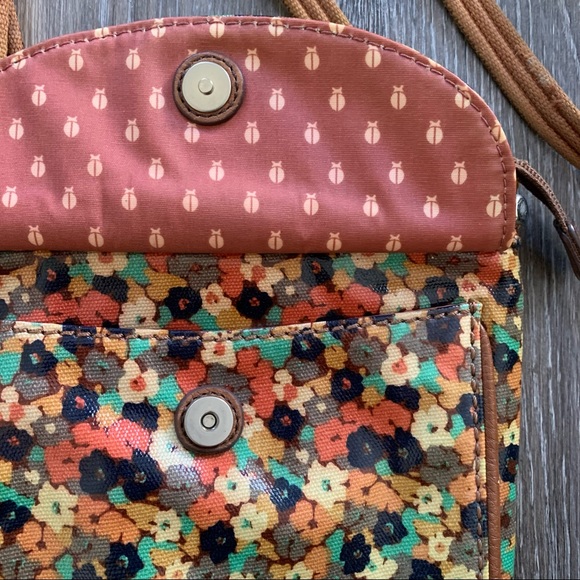 Fossil Crossbody Multicolour Floral Purse - Picture 6 of 16